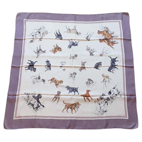 hermes dog print scarf|authentic Hermes scarf label.